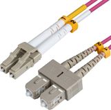 Microconnect EET Belgium Fiber Patch Cable - Violet
