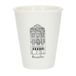 Gobelet façade, Bruxelles rue du Marché aux Herbes, porcelaine, 200 ml