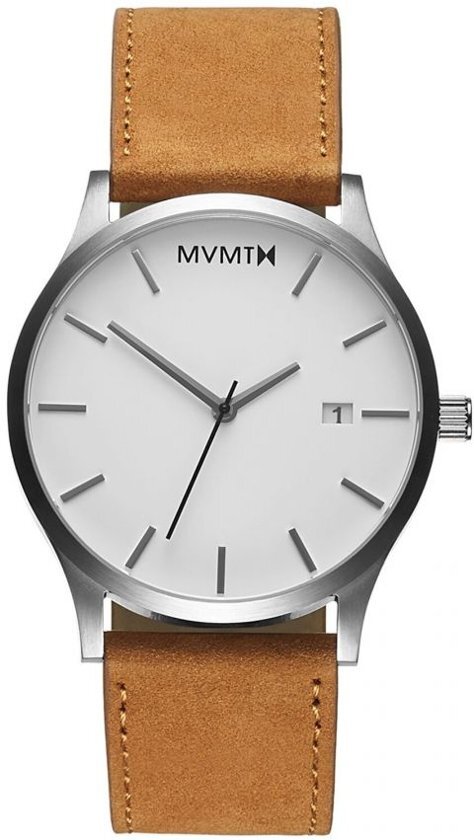 MVMT Classic white tan heren horloge L2131L331