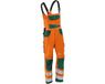 KÜBLER REFLECTIQ 32078340 Hi Vis Reflecterend Amerikaanse Overall Heren Oranje Blauw - Klasse 2