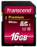 Transcend Carte mémoire SDHC UHS-I Classe 10 16 Go