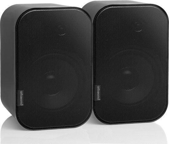 Artsound UNI40 B - Set van 2 zwarte 2-weg satelliet luidsprekers