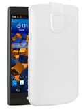 mumbi LG Spirit 4G hoes leren hoes case portefeuille, wit