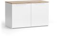 Vicco Wido Dressoir – 80 x 50 cm met 2 deuren Wit/Sonoma