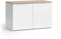 Vicco Wido Dressoir – 80 x 50 cm met 2 deuren Wit/Sonoma