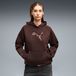 PUMA Essentials hoodie met pailletten voor dames XL, Chocolate Fondue Brown