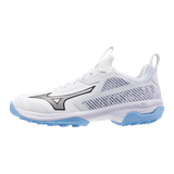 Mizuno Wave Panthera 2 Hockeyschoenen Senior Wit/Celeste Maat 38