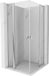 Mexen Mist L Duo porte battante cabine de douche 115 x 115 cm, transparent, chrome