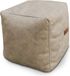 Casacomfy Modibox - Poef / Hocker - Vierkant - Lederlook - 40x40x40 cm - Latte