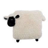 Bloomingville Poupée en peluche Blanc Polyester 56x46x13 cm