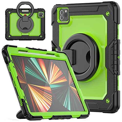 HUEZOE iPad Pro 11 inch Case / - / - / geelgroen, zwart