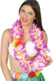 Atosa Hawaii krans/slinger - Tropische kleuren paars