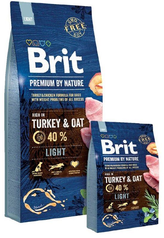 Brit Premium by Nature Light Kalkoen 15 kg