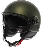 Momodesign FGTR Evo Mono Mat Groen Jethelm - Maat XS