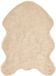 vidaXL Imitatie schapenvacht vloerkleed TAFALLA Beige 60 x 90 cm