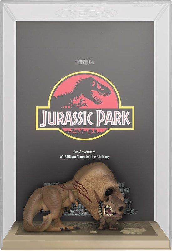 Funko Pop! Movie Poster: Jurassic Park - Tyrannosaurus Rex & Velocraptor