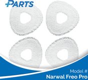 Narwal Freo Pro Dweilpads (4 Stuks, Plus.Parts® alternatief voor CP-PJ-A00087-00-00)