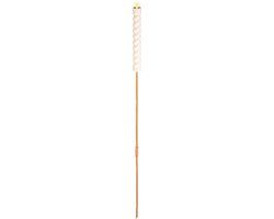 Lumineo Solar fakkel swirl dia4-H90cm wit
