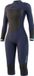 Mystic Brand Longarm Shortleg 3/2mm Flatlock Dames Wetsuit - Night Blue - XS