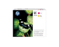 HP 91 3-pack magenta inktcartridges (775 ml) voor HP Designjet Z6100
