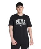 Puma Class Graphic T-shirt Korte Mouwen Zwart S