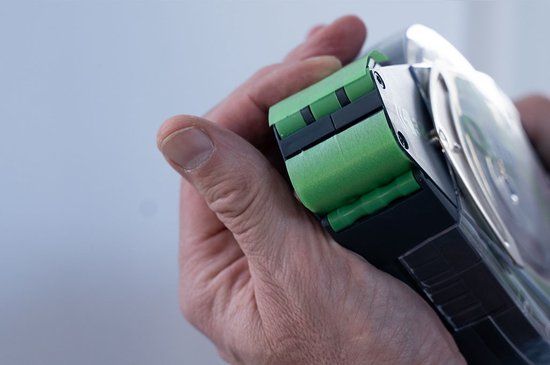 QuiP25 Tape Dispenser met 8 Rollen Gele Washi Tape - Paint like a PRO!