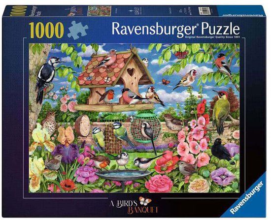 Ravensburger The Bird Table Legpuzzel 1000 Stukjes