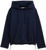 Tom Tailor Denim Loose Fit Scuba Hoodie Sky Captain Blue L