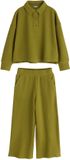 Next - Meisjes - Rugbyset met wijde pijpen - Groen