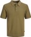 JACK & JONES Sandri knit polo slim fit - polo pour homme coton avec col polo - vert
