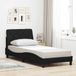 Prolenta Maison Exclusive - Bettgestell ohne Matratze Schwarz 90x200 cm Stoff