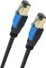Oehlbach D1C19356 RJ45 Netwerkkabel, patchkabel CAT 8.1 7.50 m Zwart