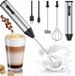 NCD E-Commerce Handel GmbH Mousseur à lait électrique, rechargeable par USB, deux vitesses réglables, Convient pour la préparation de café et de cappuccino.