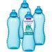 Sistema Squeeze Twist 'n' Sip Sport Waterflessen | 460 ml | Lekvrije Kinderwaterflessen | BPA-vrij | Blauw | 4 stuks