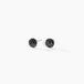 Boucles d'oreilles puces Teani or blanc diamant