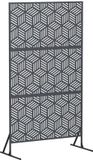 vidaXL Écran de confidentialité 100 x 50 x 180 cm Acier anthracite