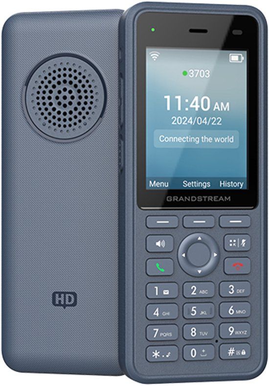 Grandstream Networks WP836 IP telefoon Blauw 3 regels LCD Wifi