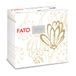 Fato, Papieren servetten, airlaid, stofeffect, verpakking met 50 servetten, formaat 40 x 40 cm, 4-voudig gevouwen, boulevard-decoratie