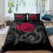 Ensemble de literie 3D - Imprimé floral romantique - 220 x 260 cm