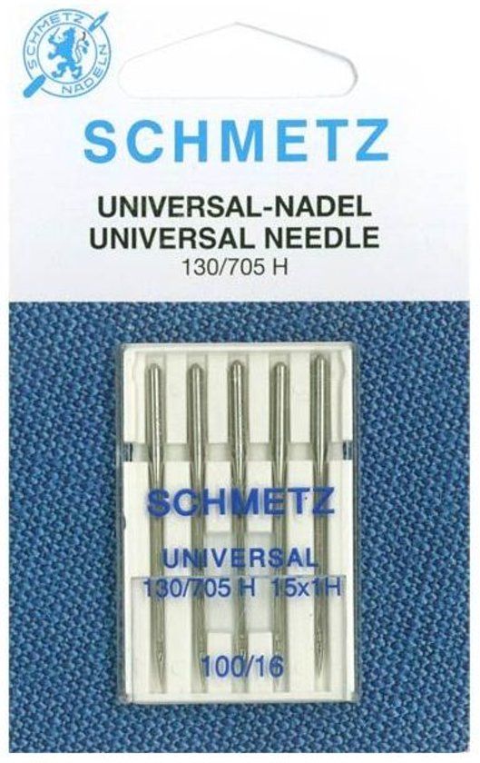Schmetz universele naaimachine naald 130/705 H - Nr.100