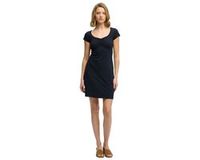 Superdry Sweetheart Jersey Mini Jurk Korte Mouwen Vierkante Hals Effen Eclipse Navy XS Vrouw