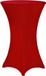 Casaria Statafelrok – 5 Stuks Ø 80-85cm Stretch - Bordeaux Rood