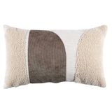 HOME DECO FACTORY TX0046 Beige en Crème Kussen 30x50 cm