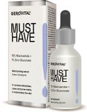 Gerovital Niacinamide 10% Serum – Met 1% Zinkgluconaat, Squalane & Aloe Vera – Hydrateert, Verfijnt Poriën en Reguleert Sebum – 30 ml