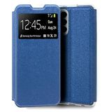 Cool Flip Cover Beschermhoes voor Samsung M135 Galaxy M13 / A23 5G Uni Blauw
