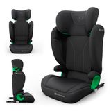 Kinderkraft Junior Fix 2 Pro kinderzitje, 100-150 cm, verstelbare hoofdsteun, H-GUARD, SPS, ISOFIX en gordelmontage, ademende Air Flow hoes, eenvoudig vast te maken, zwart
