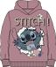 NAME IT Meisjes NKFJYNDA STITCH NREG SWE WH BRU NOOS WDI Sweater Lila 146/152