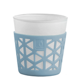 Bolsius Bougie chauffe-plat Verre/Silicone Bleu 75/75mm