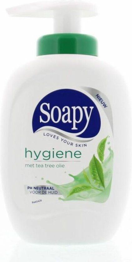 Soapy Anti Hygiene Hand Soap Pump 300ml - Mint - Antibacterial