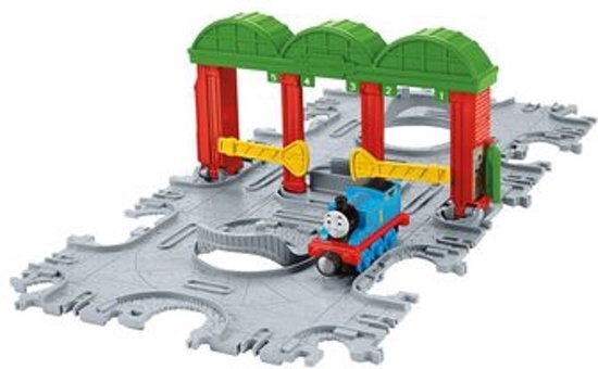 Fisher-Price Thomas de trein: Take-n-Play Knapford Station Tile Tracks